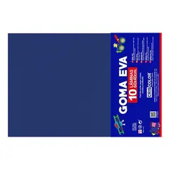 Placa de Goma EVA 40x60cm Azul Escuro 1un