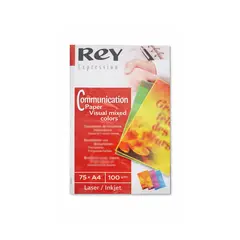 Papel Fotocopia 5 Cores Intensas A4 100gr 5x15=75Fls