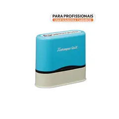 Carimbo Objetos PERSONALIZÁVEL Name Stamp Pack Azul