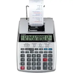 CANON P23-DTSC Desktop Calculator with Paper Roll 12-digit 2-color ink ribbon
