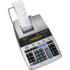 CANON MP1411-LTSC Desktop Calculator with Paper Roll 14-digit 2-color ink ribbon Silver