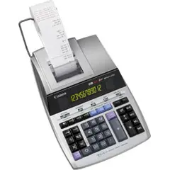 CANON MP1211-LTSC Desktop Calculator with Paper Roll 12-digit 2-color ink ribbon