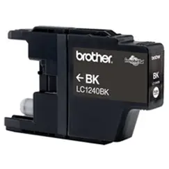 Tinteiro Brother LC1240BK Preto 13,9ml 600 Pág.