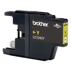 Tinteiro Brother LC1240Y Amarelo 7,1ml 600 Pág.
