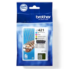 Pack Tinteiros Brother LC421VAL 4 Cores 200 Pág.
