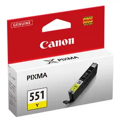 Tinteiro Canon 551 Amarelo 6511B001 7ml