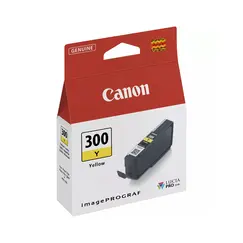 Tinteiro Canon PFI-300 Amarelo 4196C001 14,4ml