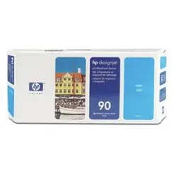 Cabeça Impressão + Kit Limpeza HP 90 Azul C5055A 400ml