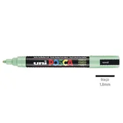 Marcador Uniball Posca PC-5M 1,8mm Verde Claro (5) 1un