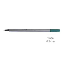 Marcador Fino 0,3mm Verde 1un