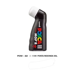 Marcador Uniball Posca MopR PCM-22 19mm Branco (1) 1un