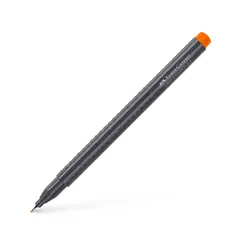 Marcador Fino Faber-Castell 0,4mm Laranja 1un