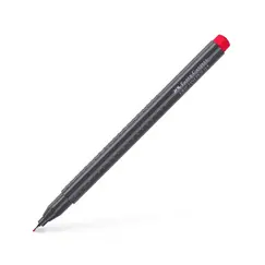 Marcador Fino Faber-Castell 0,4mm Carmim 1un