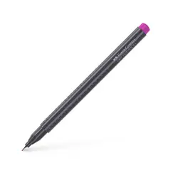 Marcador Fino Faber-Castell 0,4mm Carmesim 1un
