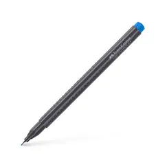 Marcador Fino Faber-Castell 0,4mm Azul Helio Avermelhado 1un