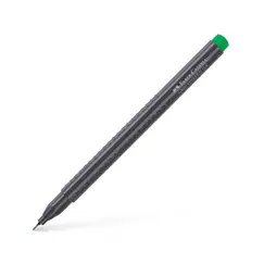 Marcador Fino Faber-Castell 0,4mm Verde Esmeralda 1un