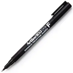 Marcador Permanente Fino Artline 853 0,5mm Preto 12un