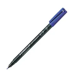 Marcador Permanente Fino Lumocolor 318F 0,6mm Azul 1un