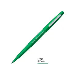 Marcador Médio Paper Mate Flair 0,7mm Verde 1un