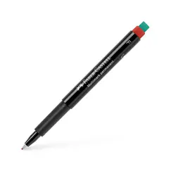 Marcador Permanente Fino Faber-Castell 0,7mm Vermelho 1un
