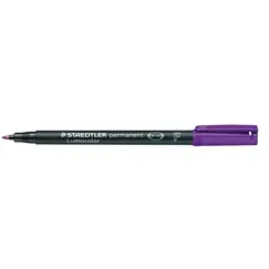 Marcador Permanente Fino Lumocolor 318F 0,6mm Violeta 1un