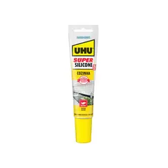 Super Silicone Cozinha Transparente UHU 150ml