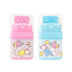 Borracha c/ Rolo Anti-Poeira Unicorns Sortido 1un