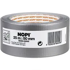 Fita Adesiva Tecido 50mmx25m (Duct Tape) Tesa/Nopi Prata
