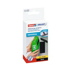 Fita Fixação Velcro Colar Tesa 20mmx1m Preto