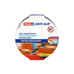 Fita Adesiva Antiderrapante 25mmx15m Tesa Preto