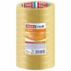 Fita Adesiva 15mmx66m Transparente Tesa 10 Rolos