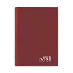 Agenda Diária 2026 Basic 140x200mm Vermelho