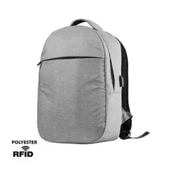 Mochila Portátil 15.0 Rigal RFID Cinza