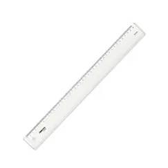 Régua Plástico Cristal 40cm Aristo Geocollege AR23040