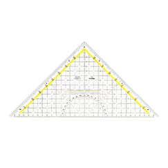 Esquadro Desenho HYP32,5cm Aristo AR16482 com Pega Fixa
