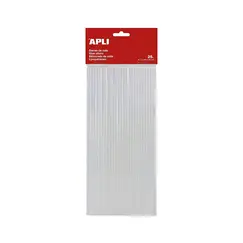 Recarga Bastões Cola Quente Apli Ø 7,5mm Comp 20cm 25un
