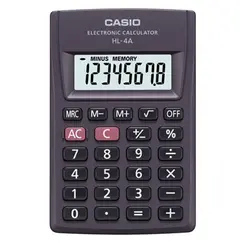 Calculadora de Bolso Casio HL4A 8 Digitos
