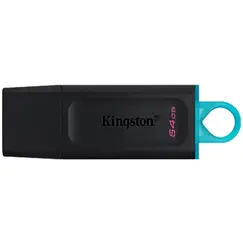 Pen Drive 64GB USB-A 3.2 DataTraveler Exodia Preto