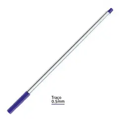 Marcador Fino SmartD Fineliner 0,5mm Azul 12un