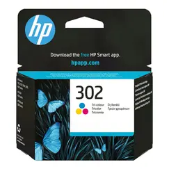 HP 302 original Tri-color Ink cartridge F6U65AE 301 Blister