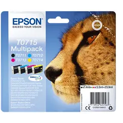 Tinteiro EPSON T0715 Multipack 4 Cores + RF - D78/DX4000/4050/5000/5050