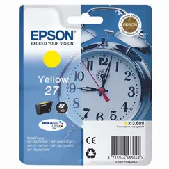Tinteiro EPSON 27 Amarelo - WF36xx/7110/7210/76xx/77xx