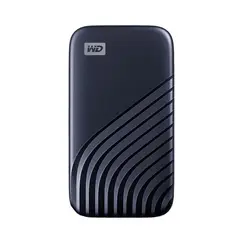 WD My Passport SSD 2TB Midnight Blue Cross Compatible USB 3.2 Gen-2 and USB-C 1050MB/s Read 1000MB/s Write PC Mac Compatiable