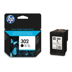 HP 302 original Black Ink cartridge F6U66AE 301Blister