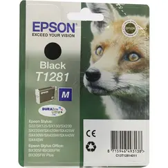 Tinteiro EPSON T1281 Preto M - Stylus S22/SX42xW/BX305