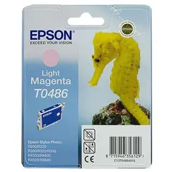 Tinteiro EPSON T0486 Magenta Claro + RF - Stylus Photo R200/220/300/320/340, RX500/600//620/640