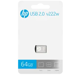 HP v222w USB Stick 64GB Sleek and Slim Design