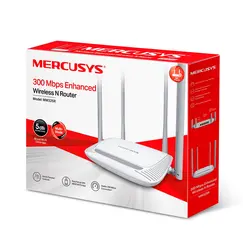 TP-LINK MERCUSYS MW325R Wireless 802.11n/300Mbps 3xLAN 1xWAN 4 antennas 2T2R Qualcomm