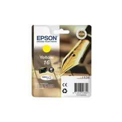 Tinteiro EPSON 16 Amarelo XL + Alarme RF - WF-2010/251xx/26xx/27xx