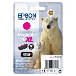 Tinteiro EPSON 26 Magenta XL + Alarme RF - Expression Premium XP-5xx/6xx/7xx/8xx